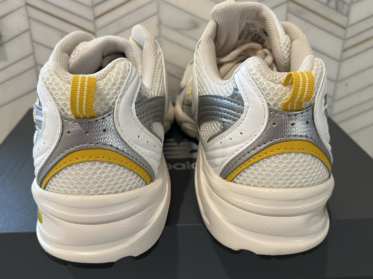 New Balance 530 Running‎ Shoes Mens 10.5 D Womens 12 White Yellow Ginger Lemon New Balance 530 Running Shoes Mens 10 D Womens 11.5 White  main image 2