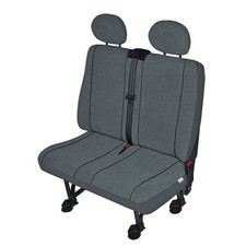 HP Autozubehoubehör 22417 Double Seat Saver 4 Piece Polyester Grey Double Seat