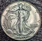 1942 Walking Liberty Half Dollar 50C LUSTIOUS! Old Glory C&C Weekly 1c Auction!