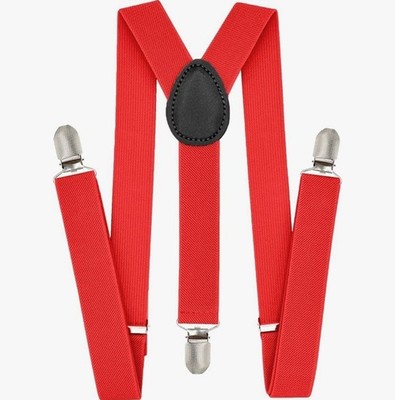 NEW Boys Girls Kids Child Children Clip on Y Back Elastic Suspenders Adjustable 