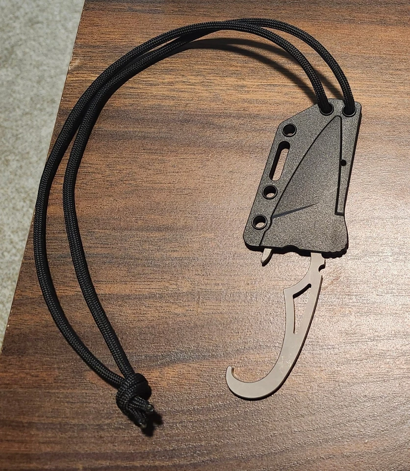 CRKT SDN Tactical Neck/Boot Knife Full Tang Fixed Blade 8Cr13MoV 2909 5 1/2" OA - Image 2 of 2