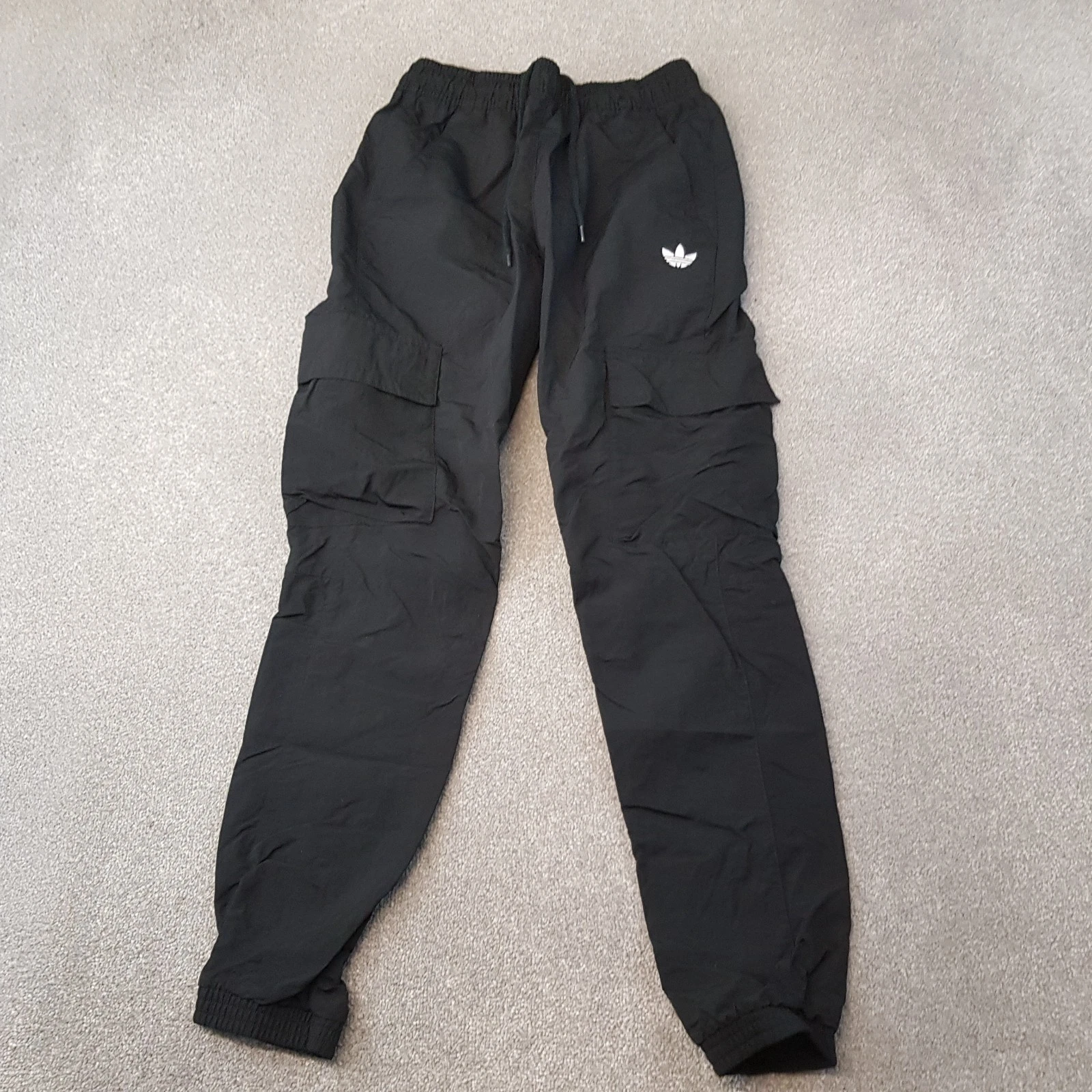 Adidas Tracksuit Bottoms Small Cargo Shell Pants Trefoil Originals SST Outdoor