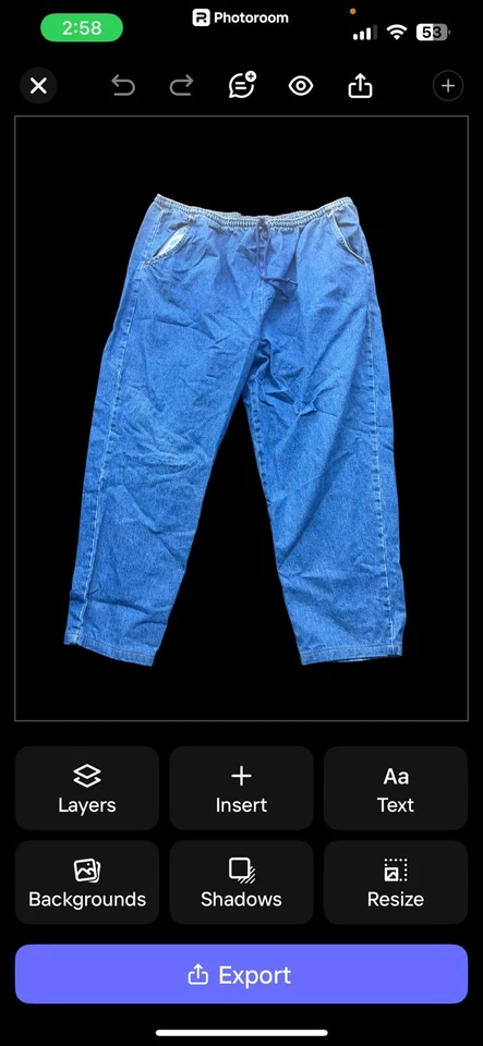 ✨ Vaqueros holgados azules vintage años 90 con un corte relajado✨ Foto 3 de 4