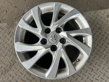1x Alufelge 16 Zoll 6.5" 5x114.3 45ET Glanz Silber 6775685 Toyota Rim Wheel