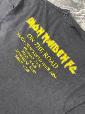 Vintage Iron Maiden T-Shirt 2000 Brave New World Men Size XL Black