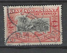 BELGIAN CONGO - CONGO BELGE 1908 TAXES TX6B used 400 euros