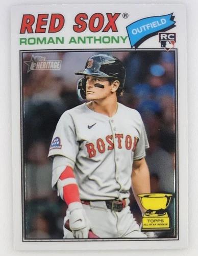2026 Topps Heritage - Roman Anthony #86 - Base Chrome Insert - Rookie Card/Rated