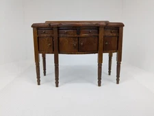 Dollhouse Shackman Hepplewhite Sideboard  1:12 Walnut Wood 