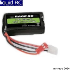 Rage RC B1168 7.4v 500mah Li-Ion Battery; Lightwave