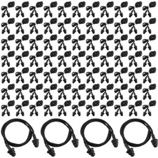 Xuhal 200 Pairs Black Corded Ear Plugs Silicone Reusable Earplugs Sound Block...