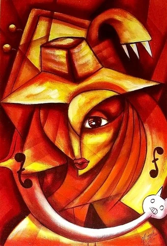 Original Art Painting Cuba Artist JULIO CESAR FUENTES 6