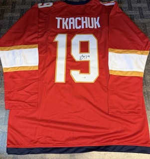 Matthew Tkachuk Signed Florida Panthers #19 Jersey (JSA)