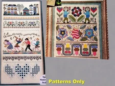 Jazz New Orleans Hardanger Golden Age Sampler Part 1 Only CROSS STITCH PATTERNS