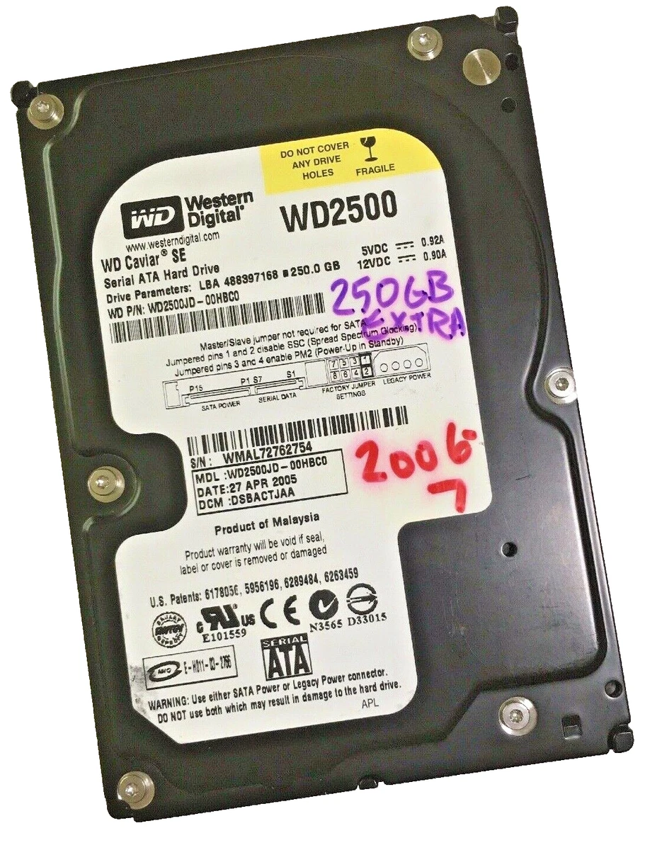 Disque Dur Western Digital WD93048-A 41MO – IDE PATA 3,5″ – Vintage HDD XT 286