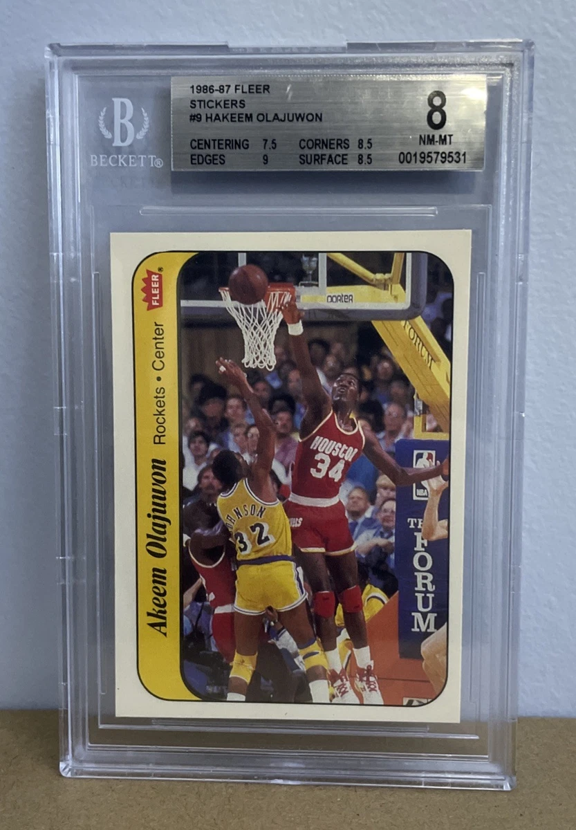 Hakeem Olajuwon Beckett Grading Services (BGS) Basketball Rookie