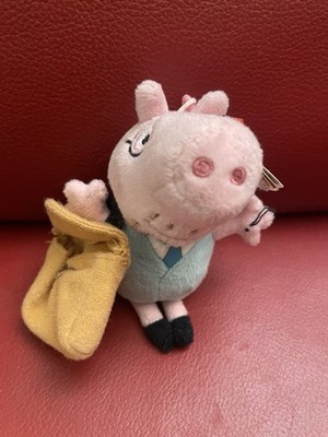 Peppa Pig Daddy Schlüsselanhänger Kuscheltier Wutz Taschenanhänger Schwein Papa
