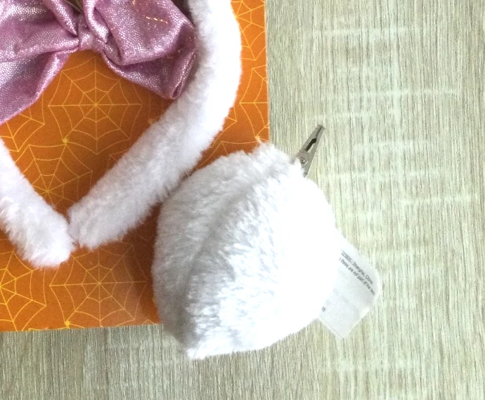 Adulto Conejo Conejo Halloween Disfraz Accesorio Orejas Blancas Cola, Pajarita - Talla Única Foto 3 de 4