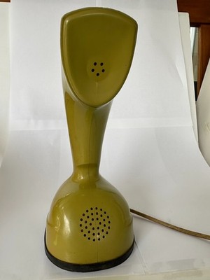 Vintage Ericofon Cobra Phone Beige Rotary North Electric Co WORKING MCM