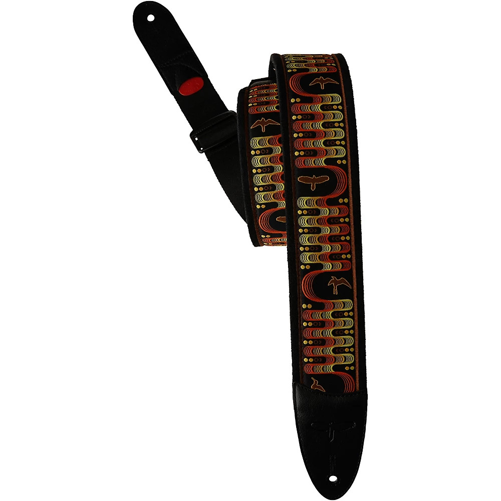 PRS Custom Jacquard Birds Wavelength Padded Guitar Strap Yellow 24 in 13690₽