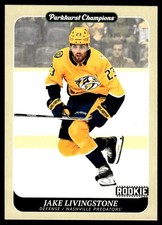 2023-24 Parkhurst Champions RC Jake Livingstone Rookie Nashville Predators #75