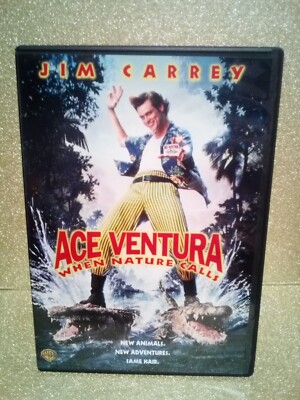 (1-1289) ''ACE VENTURA: WHEN NATURE CALLS'' DVD / PRE-WATCHED / 1996 / PG13