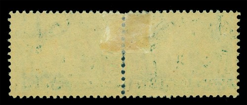 U.S. 1907 Jamestown Expo - Captain John Smith 1c green Scott # 328 mint MH PAIR - Picture 2 of 2