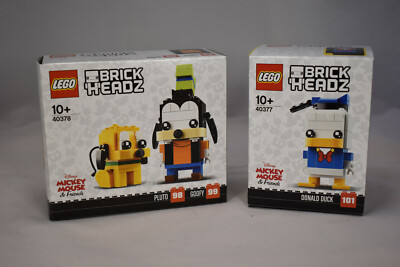 LEGO  Brickheadz  Pluto und Goofy 40378, und Donald Duck 40377, ++ Neu & OVP ++