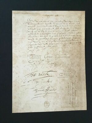 POSTER : 1588 THE SPANISH ARMADA **(REPRODUCTION OF THE ORIGINAL)** OLD LOOKING