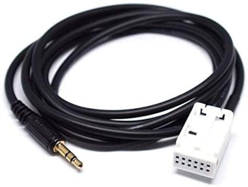 System-S Voiture Câble Adaptateur 3,5mm Aux Connexion pour Ford 140cm - Zdjęcie 1 z 1