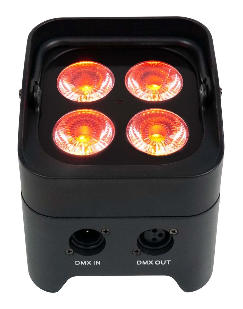 8 Rockville BEST PAR 50 Battery Par Wash Lights Wireless DMX+