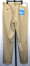 Haggar Cool 18 Pro Classic Fit Pleated No Iron Khaki Pants Size 38W X 34L