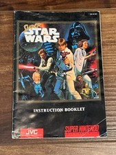 Star Wars SNES Super Nintendo Instruction Manual Only