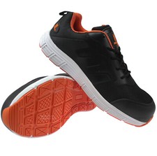 NEW MENS WORK SAFETY LIGHT WEIGHT SHOES STEEL TOE CAP BOOTS TRAINERS UK SIZES..