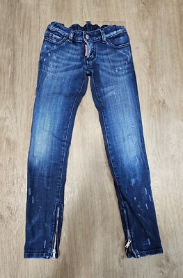 Tolle Dsquared2 Kids Distressed Jeans Hose für Jungen Blau Gr.10Y