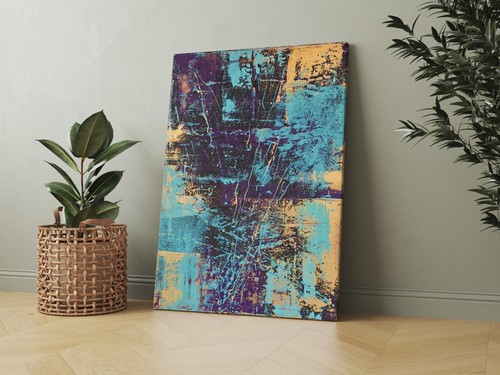 In Harmony – Leinwand-Duo, 2x 50x70 cm, Acryl auf Keilrahmen abstrakt Diptychon - Bild 2 von 10
