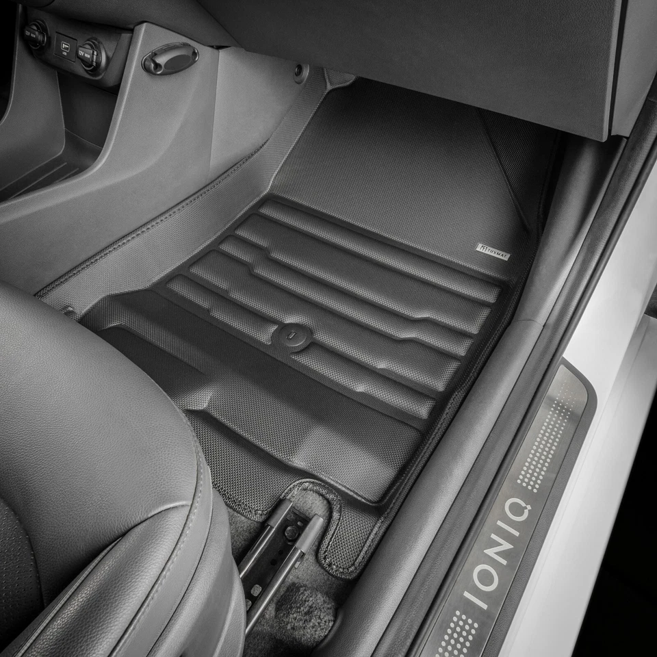 TuxMat Custom Floor Mats for Hyundai Ioniq Hybrid - 2017-2022 - Full Set Foto 3 de 4