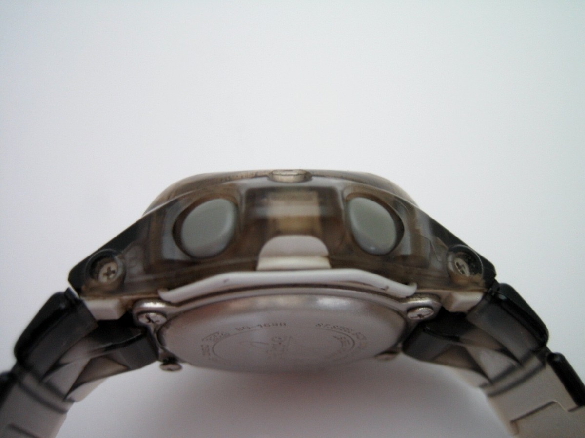 Casio 3252 Bg-169r Baby-g Ladies LCD Pink Resin Strap Watch