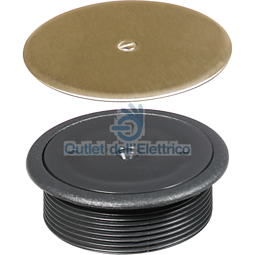 BTICINO 6875/3N SOTTOPAVIMENTO - TAPPO DISCO OTTONE ISPEZ