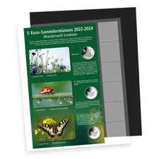 SAFE 7367-1 Vordruckblatt Premium 5 Euro - Wunderwelt Insekten Blatt 1