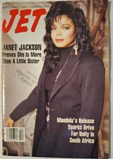 Jet Magazine (March 5, 1990) Janet Jackson, Nelson Mandela, Rosa Parks; RARE