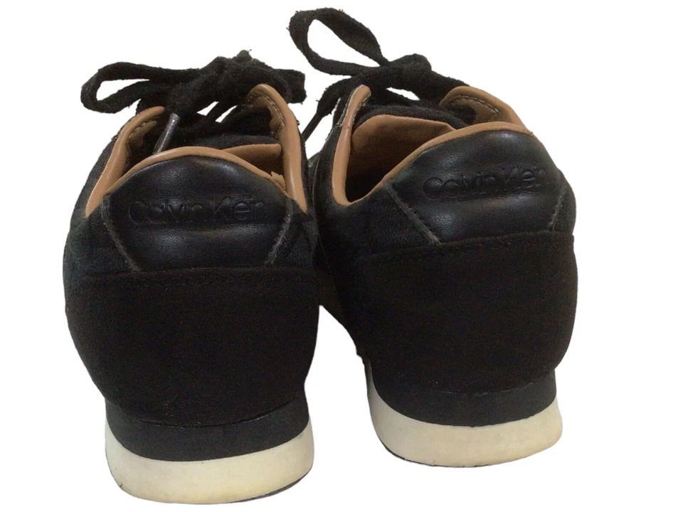 Zapatillas deportivas informales metálicas con logotipo de té negro de Calvin Klein para mujer 34E9767 Foto 4 de 4