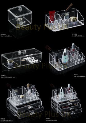 Moma Muji Acrylic Case 2 Drawers Large Clear Organizer Make Up