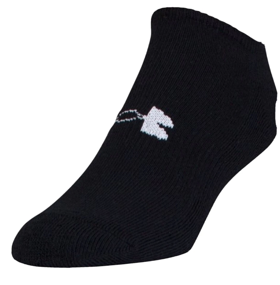 Boys Under armour HeatGear SoLo Socks 3 Pack youth large size 9