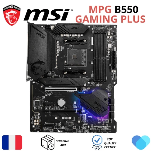 MSI MPG B550 GAMING PLUS AM4 DDR4 RYZEN Carte mère
