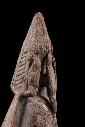 Proue de pirogue, canoe prow, Pacific art, oceanic art, tribal art, Sepik, 42 cm - Picture 9 of 19
