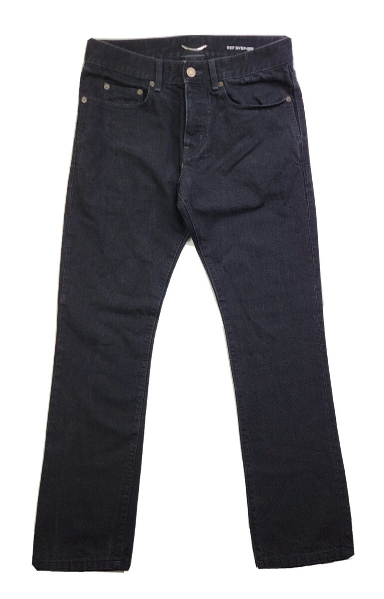 SAINT LAURENT D27 M/EP-MW Men's 30/30.5 Black Jeans Denim SAINT LAURENT D27 M/EP-MW Men's 30/30.5 Black Jeans Denim