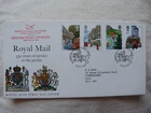 GB  FDC 1985 BAGSHOT SPECIAL P/M FLOWN QUEENS FLIGHT HELICOPTER PILOT THE KING