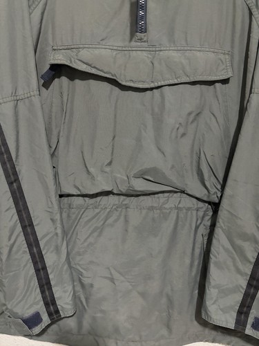 VINTAGE Structure Sport Anorak Nylon Zip-Up Jacket Windbreaker Men’s Medium Gray - Picture 2 of 9
