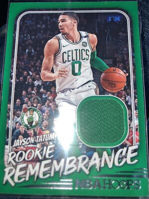 JASON TATUM 2022-2023 Panini Nba Hoops Rookie Remembrance Game Used Patch Relic