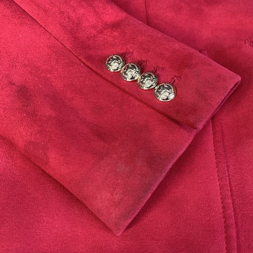 Tommy Hilfiger Pink Blazer Double Button Microfiber Soft Feel Women Size 12. Z3 - Picture 9 of 14